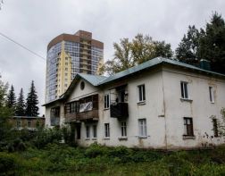 В Пензе неадекватный мужчина слез с крыши дома по просьбе матери