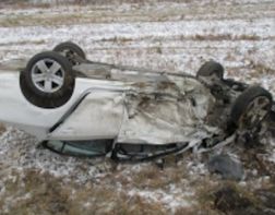 В Пензенской области в результате вылета машины с трассы пострадал человек 