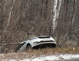 В Пензе первый снег стал причиной дорожных аварий