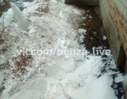 Пензенцы пострадали от сосулек