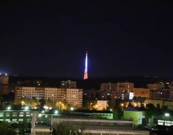 В Пензе на День города телебашня загорится огнями в виде российского триколора