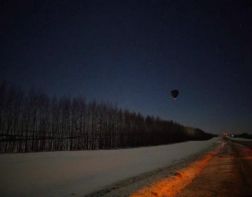 Федор Конюхов летит на воздушном шаре над Пензой