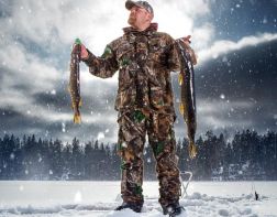Зимний камуфляж для охотника и рыбака