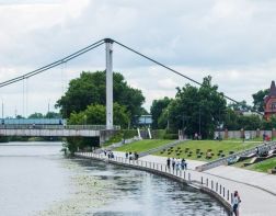 Подвесной мост в Пензе хотят покрасить в красный цвет