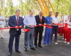 В Ахунах открыта спортивная трасса
