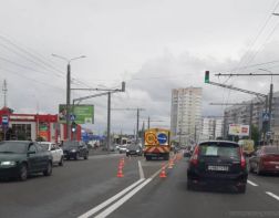 В Пензе работы по разметке дорог выполнены на 34%