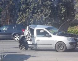 В Пензе на проспекте Победы столкнулись 4 автомобиля.ВИДЕО