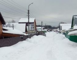 В Пензе планируют выделять средства на уборку снега из частного сектора