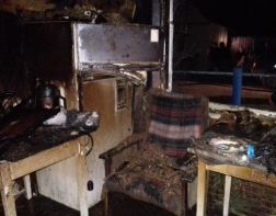 В Нижнем Ломове во время пожара доме погибла женщина