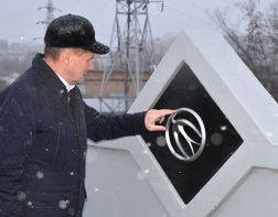 В Пензе Свердловский мост украсила ласточка