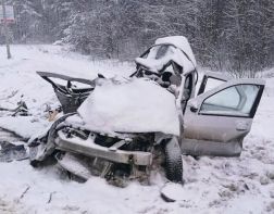 В Кузнецком районе в страшном ДТП погибли 2 человека 