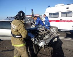 В Рязанской области пензенский водитель влетел под грузовик. ВИДЕО