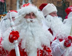 20 Дедов Морозов проверили готовность Пензы к Новому году