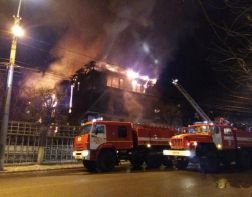  В Пензе  горит  жилая  трехэтажка