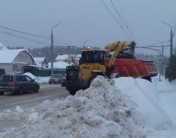 За выходные с улиц Пензы вывезли свыше 15 тысяч кубометров снега