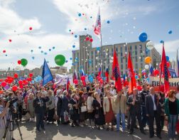 7 тысяч пензенцев вышли на митинг в честь Первомая
