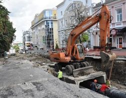 Прокладку сетей на Московской завершат до 31 июля