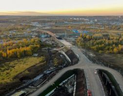 Строительство дороги на улице 40 лет Октября идет с опережением