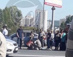 В сети опубликовали видео ДТП с пешеходом в Терновке 