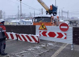 Под мостом на улице Ерик начался новый этап реконструкции