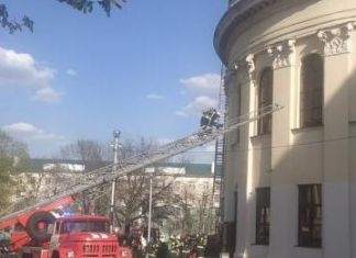 В Пензе горело здание регионального правительства 