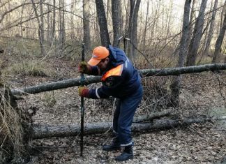 В Пензе обнаружили труп вмерзшего в лед мужчины