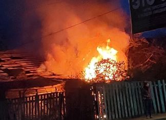 В Пензе у Сурского моста произошел страшный пожар.ВИДЕО