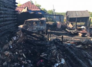 В Лопатинском районе устанавливаются обстоятельства гибели мужчины при пожаре