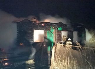  В  пожаре под Пензой сгорели три человека