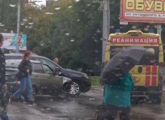  В Пензе на Луначарского скорая помощь попала в ДТП 