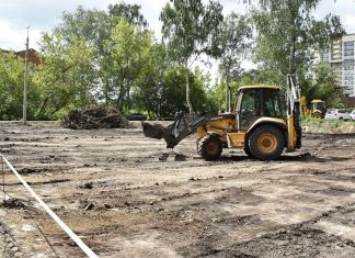 В Пензе на улице Ново-Казанской создают новый сквер