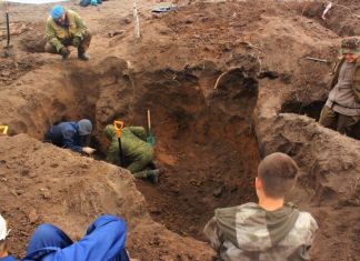 Пензенские поисковики подняли останки 32 бойцов