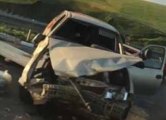 В Пензенской области авто с прицепом попало в жесткую аварию.ВИДЕО