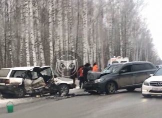 ﻿На Окружной произошло серьезное ДТП