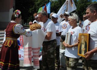 Зареченцы завершили автопробег «Дорогой отцов»