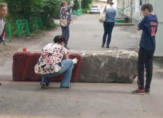 В Пензе жительница улицы Ленина захватила проезд к дому 