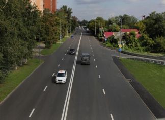 В Пензе завершили дорожные работы по улице Урицкого