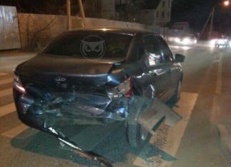 В Пензе пьяный водитель устроил аварию на Кольцова