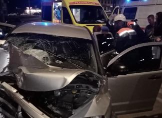 В ДТП на улице Гагарина серьезно пострадали три человека