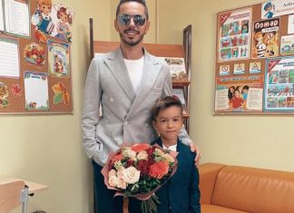 Сын Тимура Родригеза пошел в первый класс