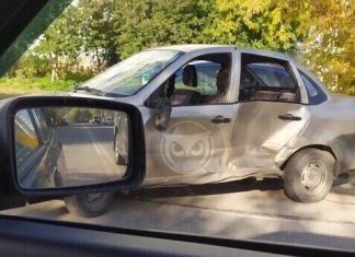 В Пензе “Toyota” протаранила отечественную легковушку