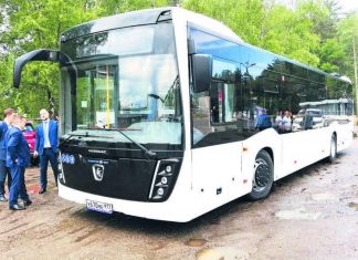 В Заречном тестируют новый автобус завода «КамАЗ»