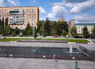 В Пензе оградили светомузыкальный фонтан