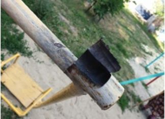 В Кузнецке проводится проверка по факту получения травм ребенком на качелях