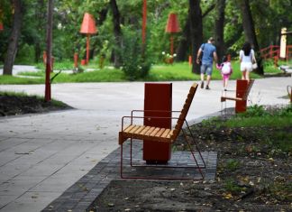 Работы в парке Белинского завершат в сентябре