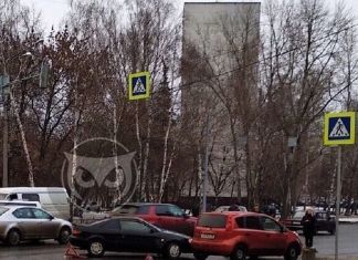 В центре Пензы произошло несколько дорожных аварий