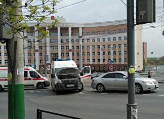 В Пензе в ДТП попал автомобиль скорой помощи