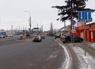 На подъезде к мосту Капашина ввели двухстороннее движение для общественного транспорта