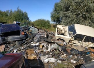 В Пензе в районе совхоза Заря обнаружена свалка бытовых отходов