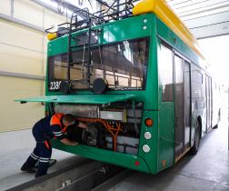 В Пензе в 32 новых троллейбусах отремонтировали кондиционеры